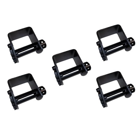 TIE 4 SAFE Combination Weld-On Winch Flatbed Trailer Winch for 2" - 4" Winch Strap, 5PK A11805-140-5